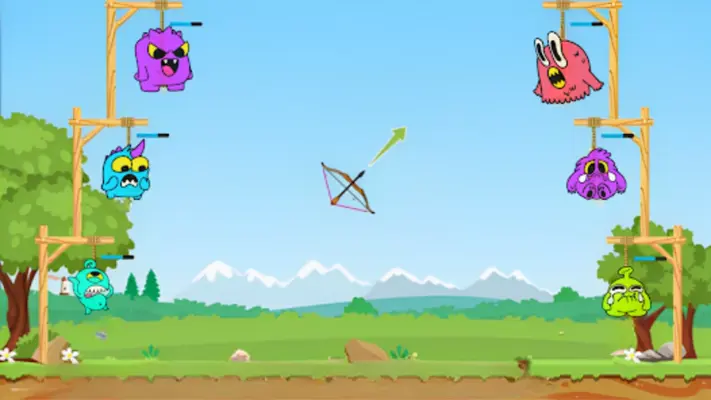 Archery Target Monster Rescue android App screenshot 1